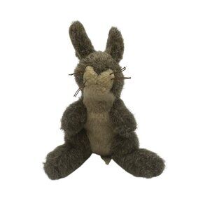 Mini Folkmannis Rabbit Puppet Plush Toy Realistic Soft Brown & Cream Fur Kids